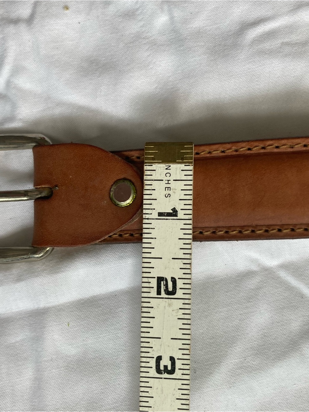 Men's Genuine Leather Belt in Brown - Picture 8 of 9